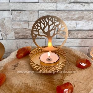 Bougeoir à Réflexion - Arbre de Vie