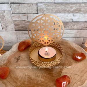 Bougeoir à Réflexion - Fleur de Vie